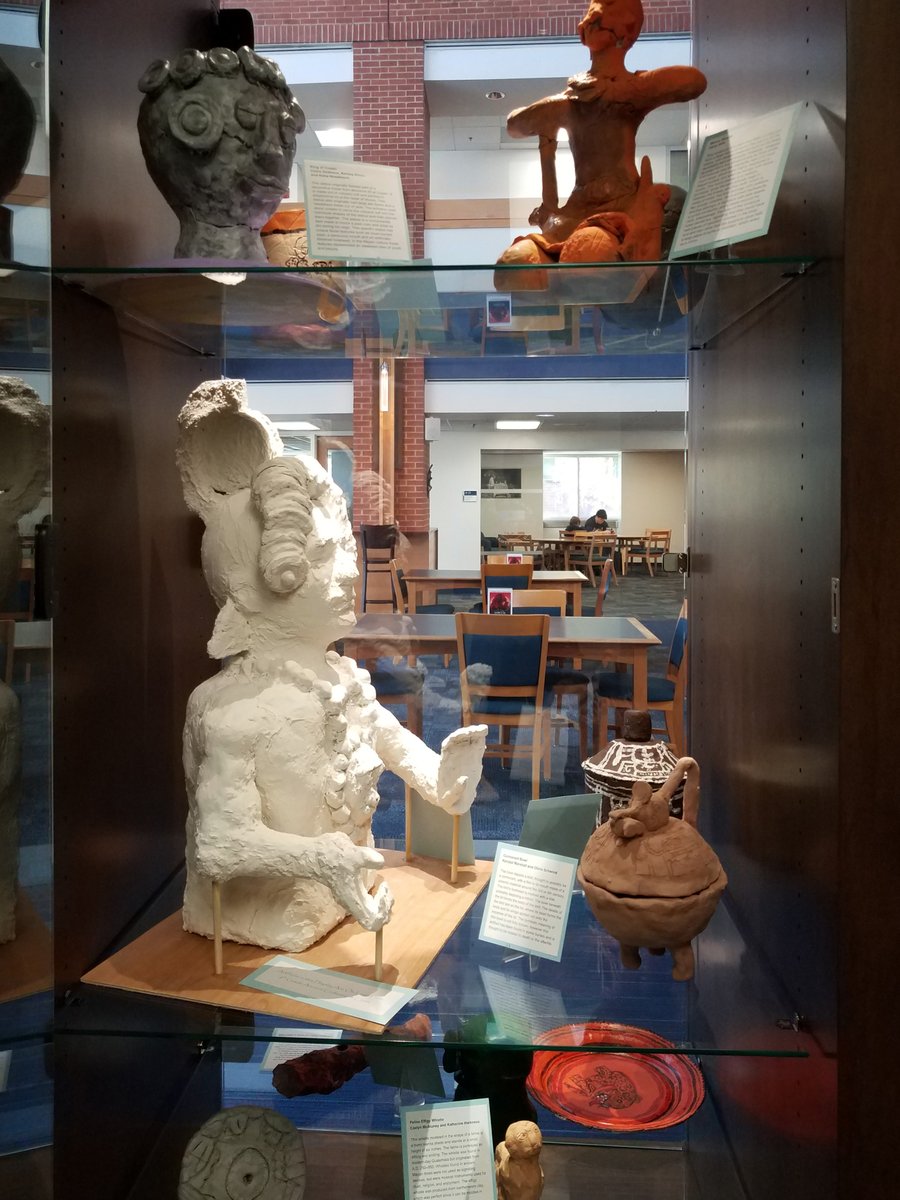 LIMITED ENGAGEMENT! Come see the pre-Columbian Maya artifacts on loan from the Ancient Civilizations class in the library and learn all about this amazing culture. <a href="/maristschool/">Marist School</a> <a href="/maristfam/">Marist Fam</a> <a href="/T_Hall_10/">Troy Hall</a>