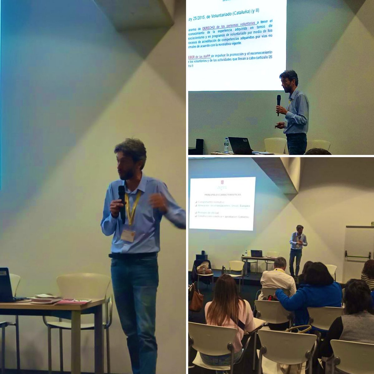 La presentació de Catàleg i Diccionari de Competencies del Voluntariat al #22CongresoEstataldeVoluntariado ha creat expectacio, sobretot entre els representants dels Governs presents. Si hi teniu interes 👉🏼 voluntariat.gencat.cat/persones-volun… <a href="/XavierGodas/">Xavier Godàs</a> <a href="/acciocivicat/">Compte no operatiu</a> <a href="/dsocialscat/">Drets Socials i Inclusió</a>