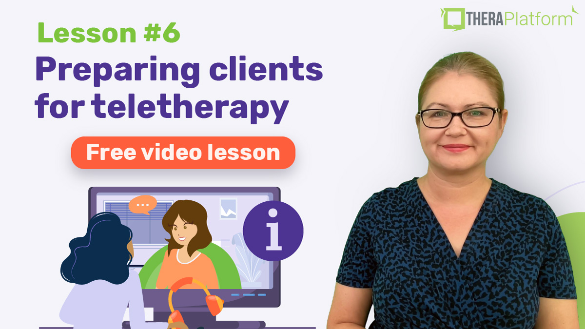 TheraPlatform's tweet image. Enroll in our free course and learn how to manage client expectations around teletherapy to maximize your sessions.👉ow.ly/UQR950LOnB0

#therapyprivatepractice #privatepracticetherapy