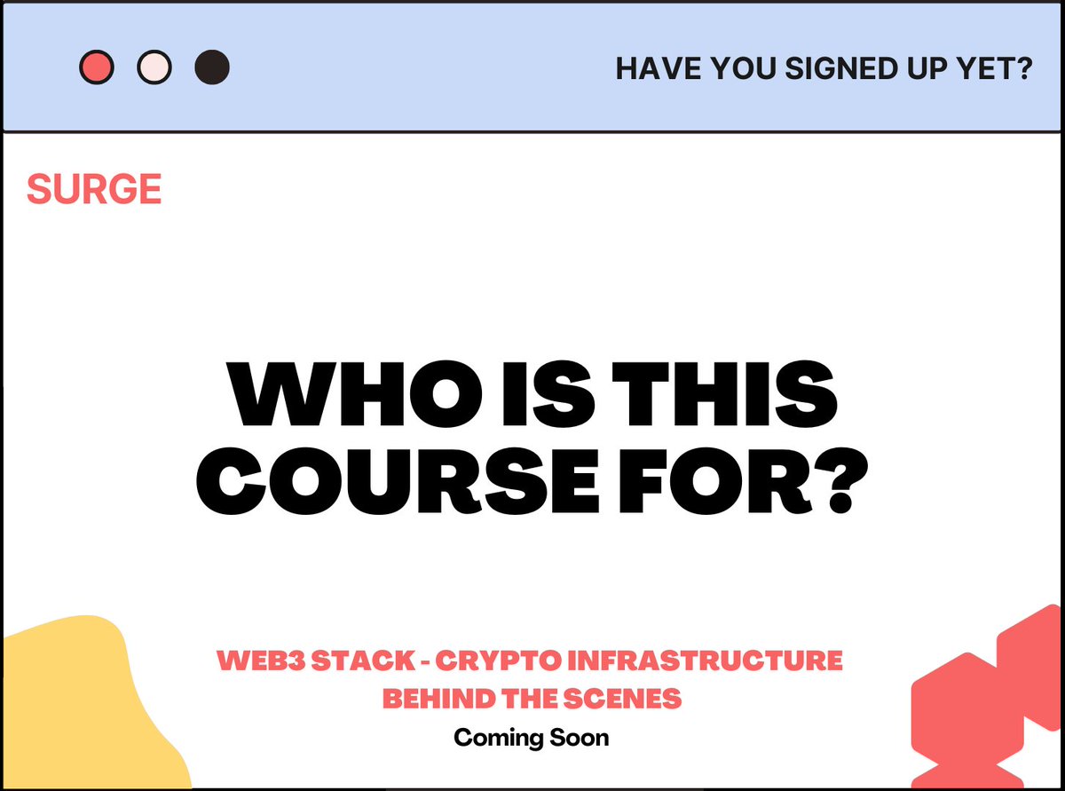 surge_women's tweet image. The first Surge course is coming soon! 🔥🎉

Who is this course for?

Let’s find out. 🧵👇🏽