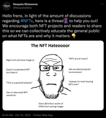 We all understand the value of nft and how useful it is to our world!
#NFT