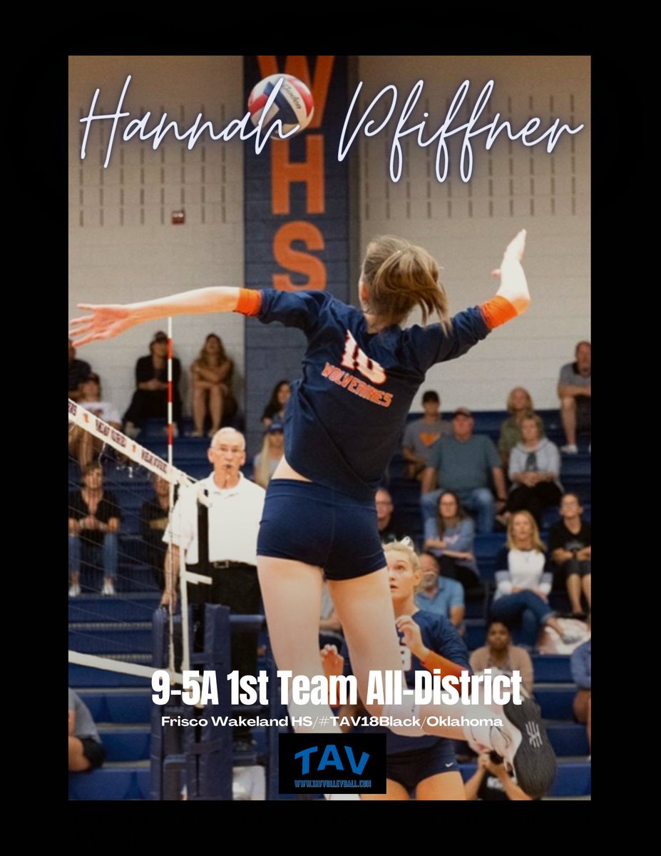TX Advantage VB on Twitter "Congrats to TAV18Black athlete Hannah Pfiffner (Frisco Wakeland HS