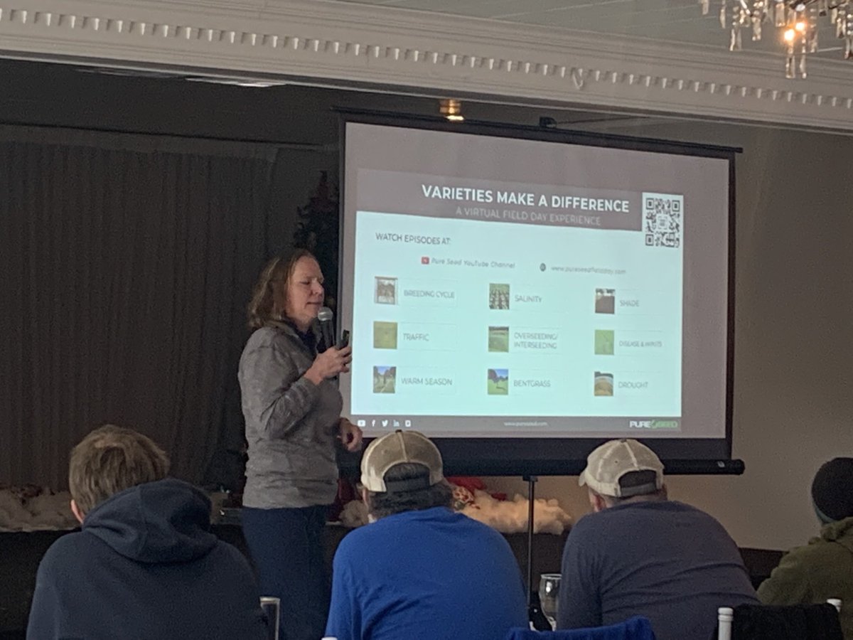 jojop63's tweet photo. ⁦@PureSeed_RPMS⁩ ⁦@PureSeed_Chick⁩ Kelly, it was a pleasure!  Thank you 🙌 she had that tough after lunch spot and slayed it 👍🏼
#TurfEd ⁦@AdvancedTurf⁩ https://t.co/20PG9vB2hx