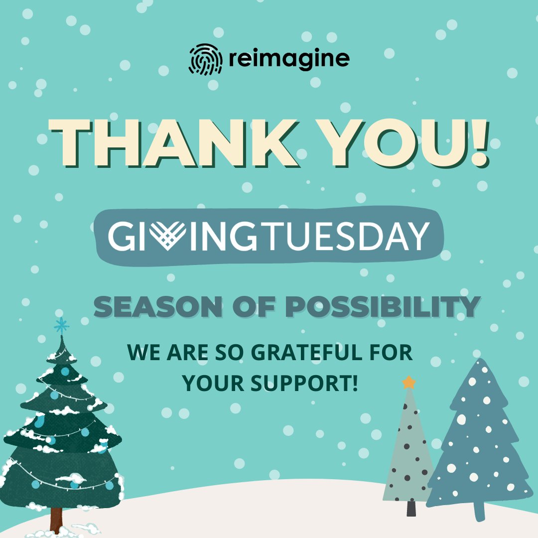 Thank you for supporting #ReimagineUrgentWishFund and #GivingTuesday! Because of friends like you, the holidays are brighter for many of our participants in need. We are grateful! 💚