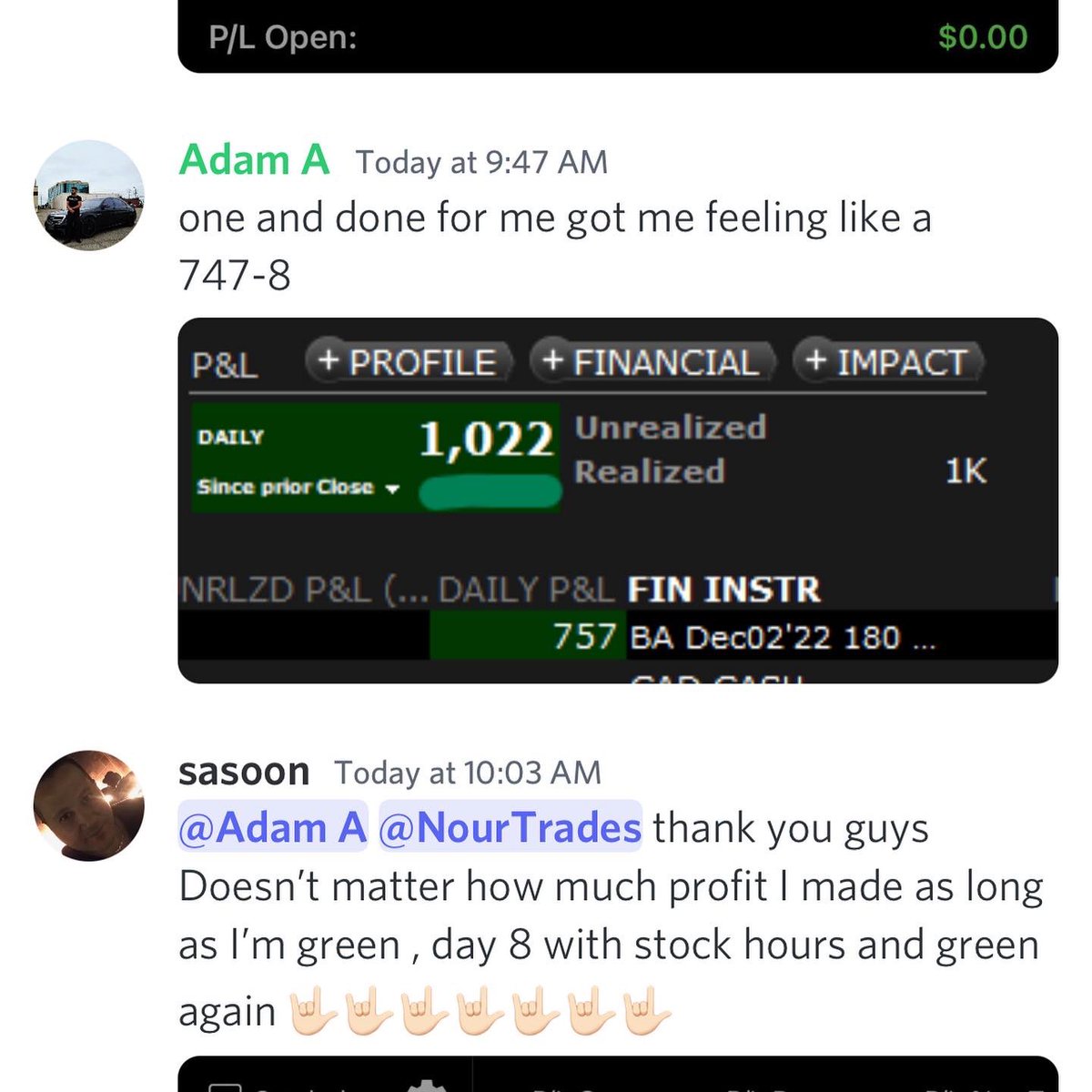 Nour Trades 🧘‍♂️ on Twitter "RT StockHours Members made +7k in