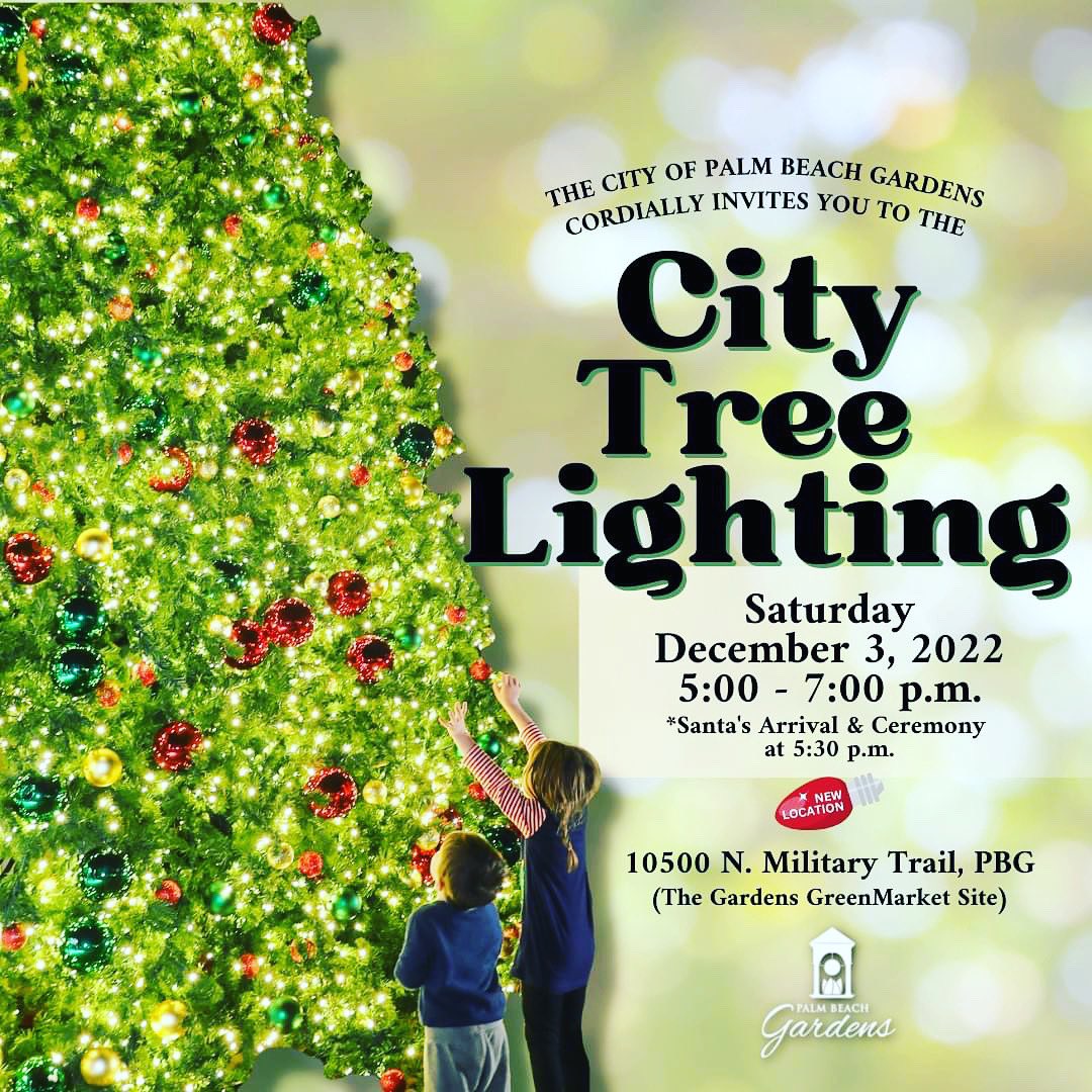 Cannot wait to illuminate our beautiful City of Palm Beach Gardens tree!
So much to do this holiday season…
❄️'Tis the Gardens!❄️ 
pbgfl.com/1203/Tis-The-G…

#TisTheGardens #CityOfPBG
