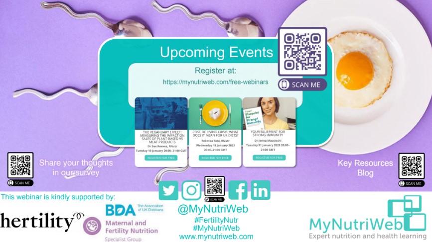 MyNutriWeb (@mynutriweb) on Twitter photo 📅 We'll be back in Jan 2023 with some fantastic events, sign up here: bit.ly/2TQsF0l
1️⃣ Cost of Living Crisis - what does it mean for UK diets? <a href="/The_A_To_V/">Rebecca Tobi RNutr</a> <a href="/Food_Foundation/">The Food Foundation</a>
2️⃣ Veganuary #JournalClub <a href="/DrSueRNutr/">Dr Sue Reeves</a> @DrCEChilds
3️⃣ Immunity #MyNutriBooks <a href="/DrJMacc/">Dr Jenna Macciochi</a> 📅 We'll be back in Jan 2023 with some fantastic events, sign up here: bit.ly/2TQsF0l
1️⃣ Cost of Living Crisis - what does it mean for UK diets? <a href="/The_A_To_V/">Rebecca Tobi RNutr</a> <a href="/Food_Foundation/">The Food Foundation</a>
2️⃣ Veganuary #JournalClub <a href="/DrSueRNutr/">Dr Sue Reeves</a> @DrCEChilds
3️⃣ Immunity #MyNutriBooks <a href="/DrJMacc/">Dr Jenna Macciochi</a>