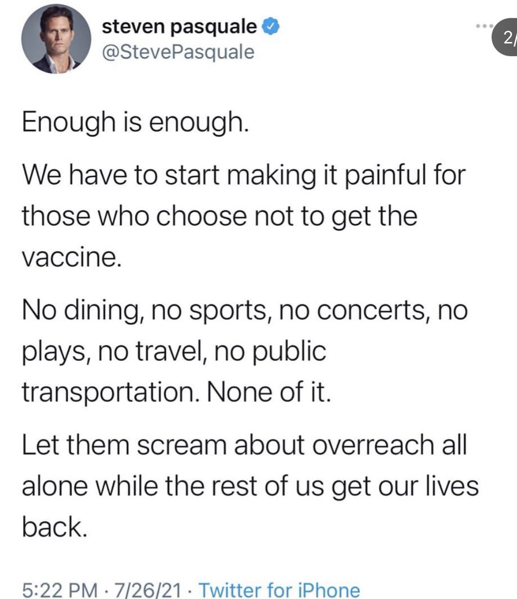 Savsays's tweet photo. Remember when COVID cultists equated the unvaccinated to suicide bombers and called for us to be arrested, jailed and banned from civil society? 

I sure do. 

#NoAmnesty https://t.co/SIchUj6tlV