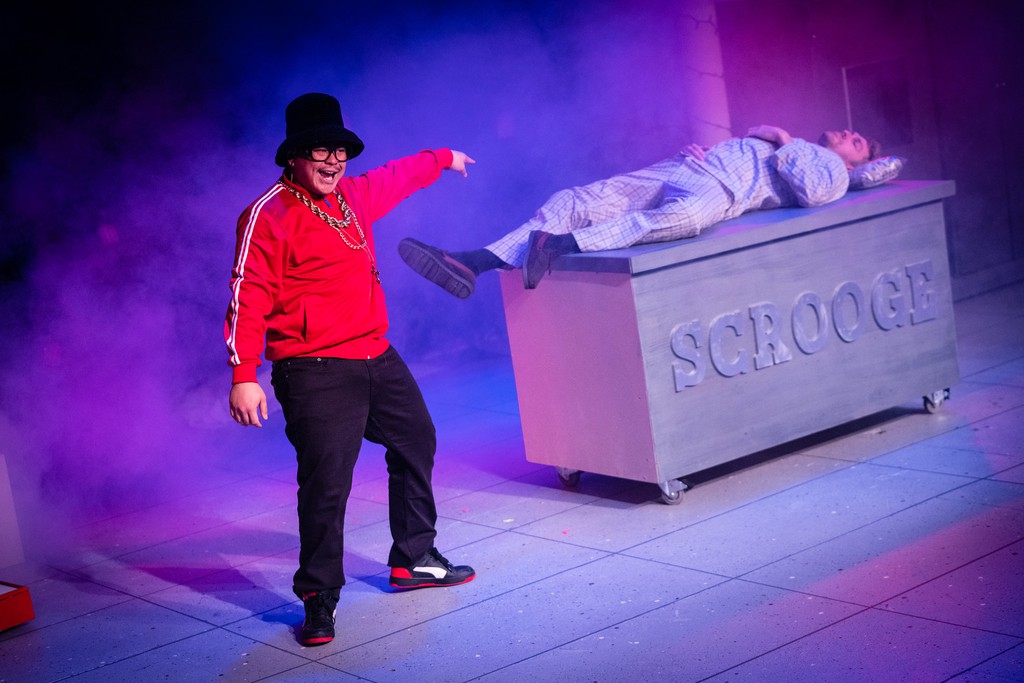 We're so proud of the success of this production. Catch the spirit at Q BROTHERS CHRISTMAS CAROL. Now playing until 12/23. Tickets at Link in Bio