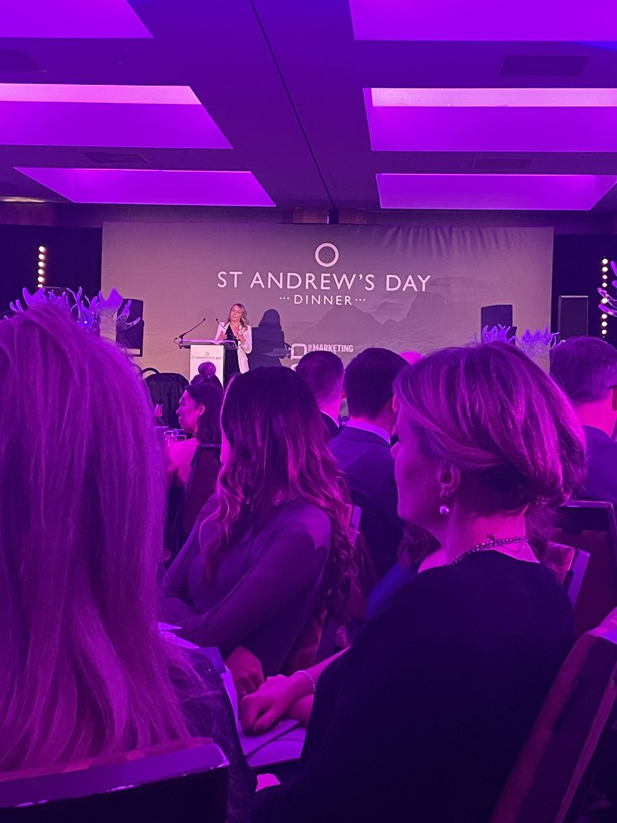 sheislauramac's tweet photo. The novelty of IN PERSON EVENTS still has not worn off…
at @marketingsocSCO #StAndrewsDay dinner with the amazing team @TheLeith https://t.co/OiBTA1j8DQ