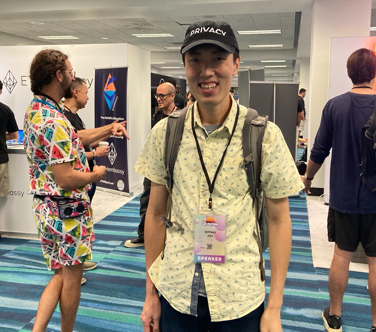 SecretNetwork's tweet photo. We had a blast @DCentralCon! 🚀

A BIG thank you to our hosts, and to everyone who stopped by the Secret booth. If you grabbed a Privacy hat, show it off in the comments, and to attend #SCRTSummit on December 15 event, visit 👉 https://t.co/BuSS7VlFiO

$SCRT #DCentralSCRT https://t.co/aaqeK2hLeD