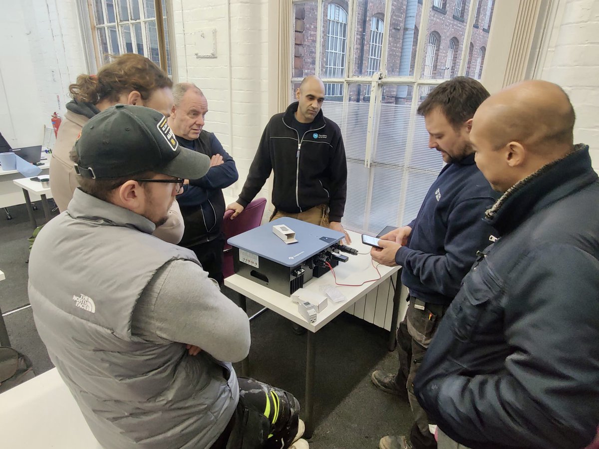 SkillsTotal's tweet photo. Weโve just completed our first Solar PV course๐
Secure your place on a future course, only ยฃ695 inc VAT, via our website https://t.co/frhK5JV9ed.
#solarpv #solartraining #sparky #qualityelectricaltraining #upskill #electricalcourses https://t.co/SFU9e7d17D