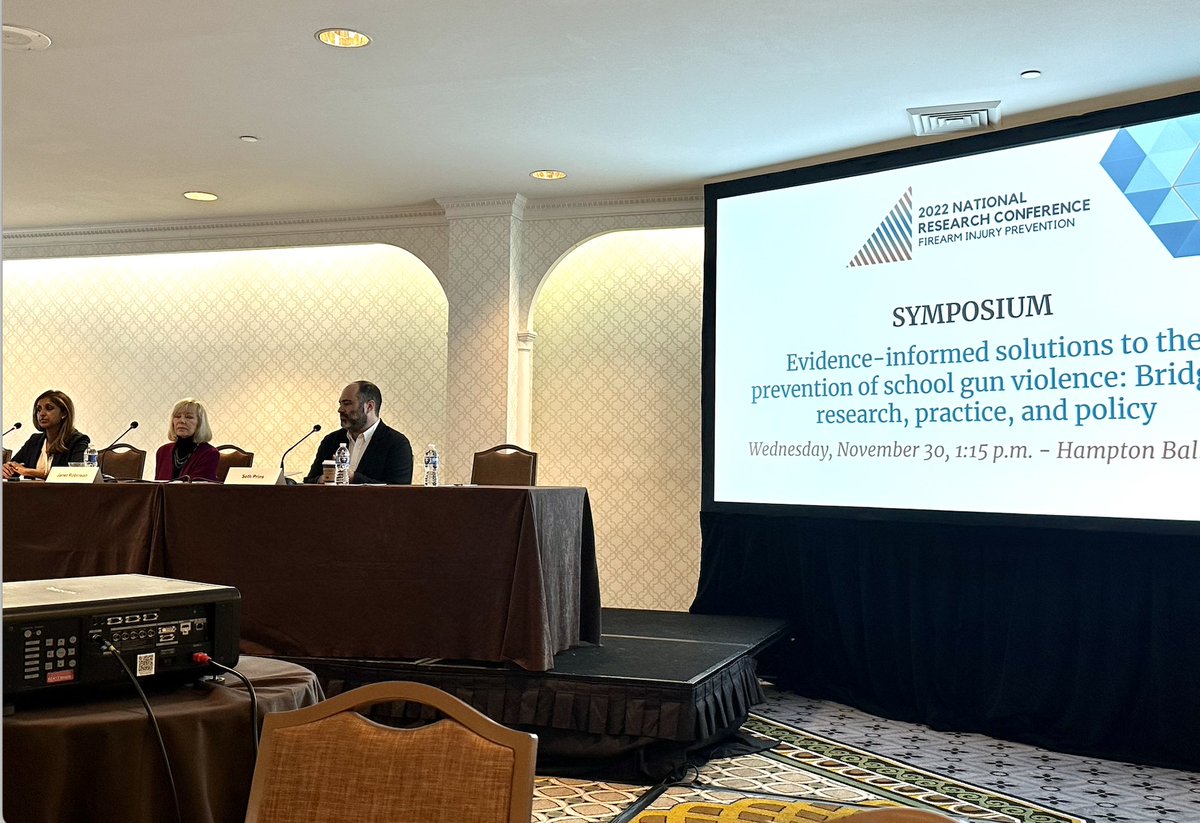 an important &amp; powerful conversation on school gun violence with <a href="/sonalirajan/">Sonali Rajan</a>  <a href="/s_j_prins/">Seth J. Prins @sethjprins.bsky.social</a> &amp; <a href="/janet_mrobinson/">Janet Robinson</a> #firearminjuryconference