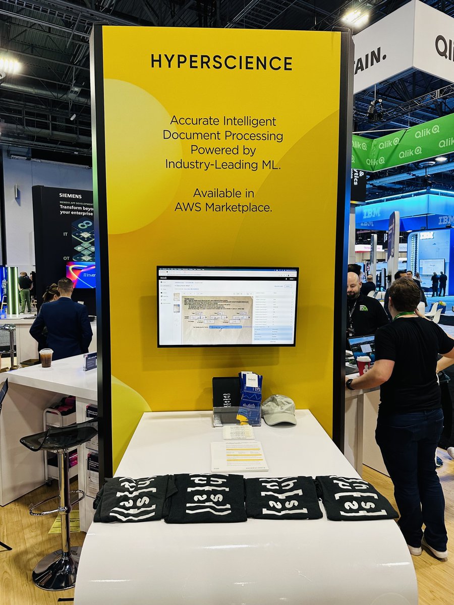 HyperscienceAI's tweet image. Today and tomorrow, meet our team at @AWScloud #reInvent to learn more about the Hyperscience Platform powered by #AWS &amp;gt;&amp;gt; hyperscience.com/webinars-event…