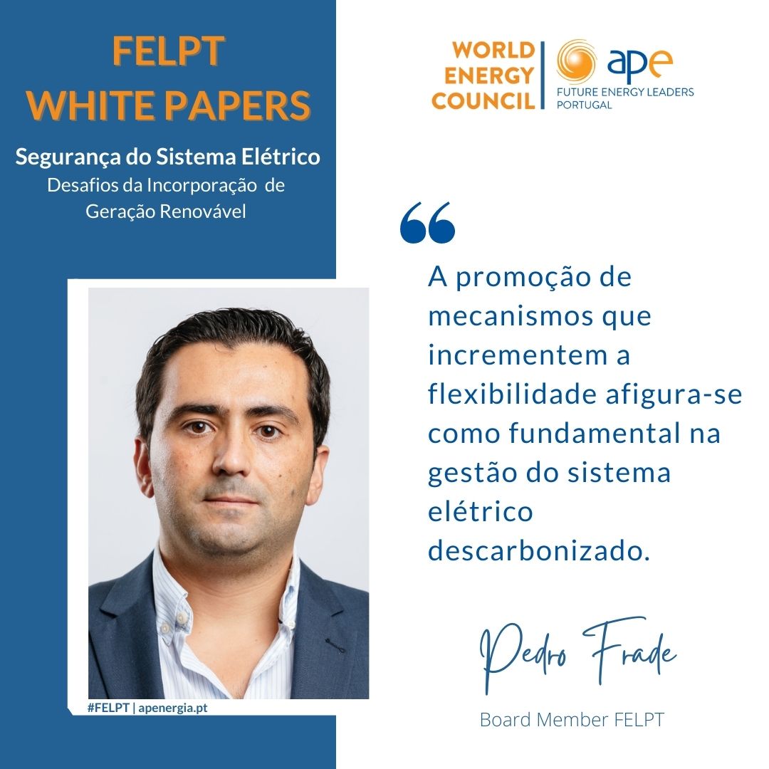 Já consultaram o último whitepaper #FELPT? ➡️ "Desafios da elevada incorporação de geração #renovável na gestão do sistema #elétrico" disponível no website da <a href="/APEnergia/">Associação Portuguesa da Energia</a> lnkd.in/dgze6zTn