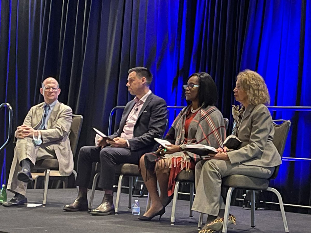 We are kicking off day one of #HEGRC22 with a powerhouse opening general session on the value proposition of higher education. The session is highlighting the critical work of the Postsecondary Value Commission. <a href="/JameyRorison/">Jamey Rorison</a> <a href="/MACooperPhD/">Michelle Asha Cooper</a> @PresMillieG &amp; Jeff Strohl <a href="/GeorgetownCEW/">Georgetown CEW</a>
