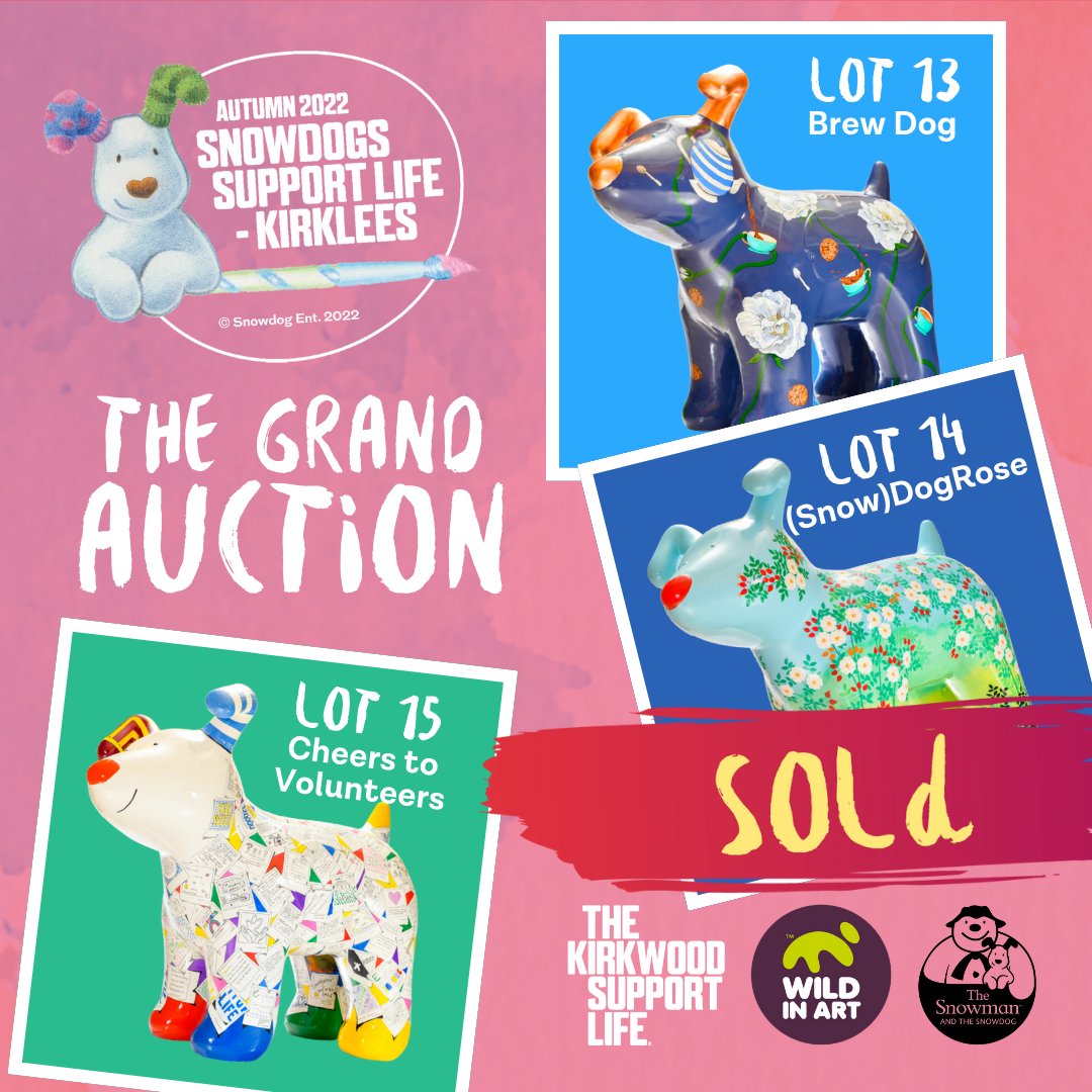 #BrewDog, #SnowDogRose and #CheerstoVolunteers have found their forever homes!

#TheKirkwood
#SnowdogsKirklees
#SupportLife