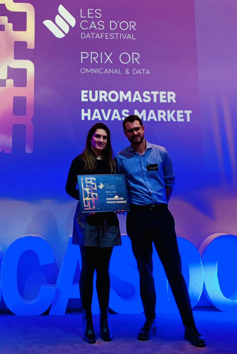 Havas Market France (@havasmarket) on Twitter photo Au #datafestival2022 <a href="/HavasMarket/">Havas Market France</a> & <a href="/Euromaster_Fr/">Euromaster France</a> sont à nouveau récompensés et remportent le prix #OR de la meilleure campagne #Omnicanal & #Data !
đ Encore une fois MERCI <a href="/RavinetSylvain/">Sylvain Ravinet</a> & <a href="/StephDecomp/">StĂ©phanie Decompois</a> dâEuromaster pour votre confiance !
#Performance #eCommerce Au #datafestival2022 <a href="/HavasMarket/">Havas Market France</a> & <a href="/Euromaster_Fr/">Euromaster France</a> sont à nouveau récompensés et remportent le prix #OR de la meilleure campagne #Omnicanal & #Data !
đ Encore une fois MERCI <a href="/RavinetSylvain/">Sylvain Ravinet</a> & <a href="/StephDecomp/">StĂ©phanie Decompois</a> dâEuromaster pour votre confiance !
#Performance #eCommerce