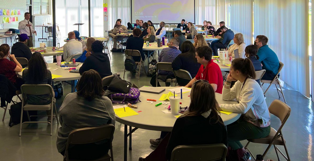 The secondary <a href="/NewCATS_AISD/">NewCATS</a> teachers and <a href="/mtmcleod66/">Mark McLeod</a> are bringing the positive energy for students this afternoon!