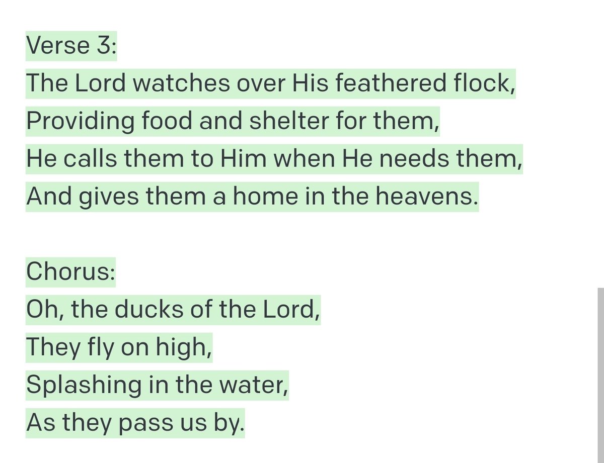 I asked an AI to write a Bible song about ducks and I'm laughing so hard now I can't breathe