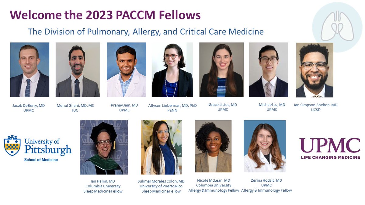 #RT @AASMorg: RT @PACCM_fellows: We are beyond thrilled to welcome another fantastic class of @PACCM Fellows! We are all looking forward to working with you next year! 👏👏👏@UPMCnews @PittDeptofMed @PittSleep @AASMorg @UPMC_RFAC #ThisIsPACCM #MedTwitte…