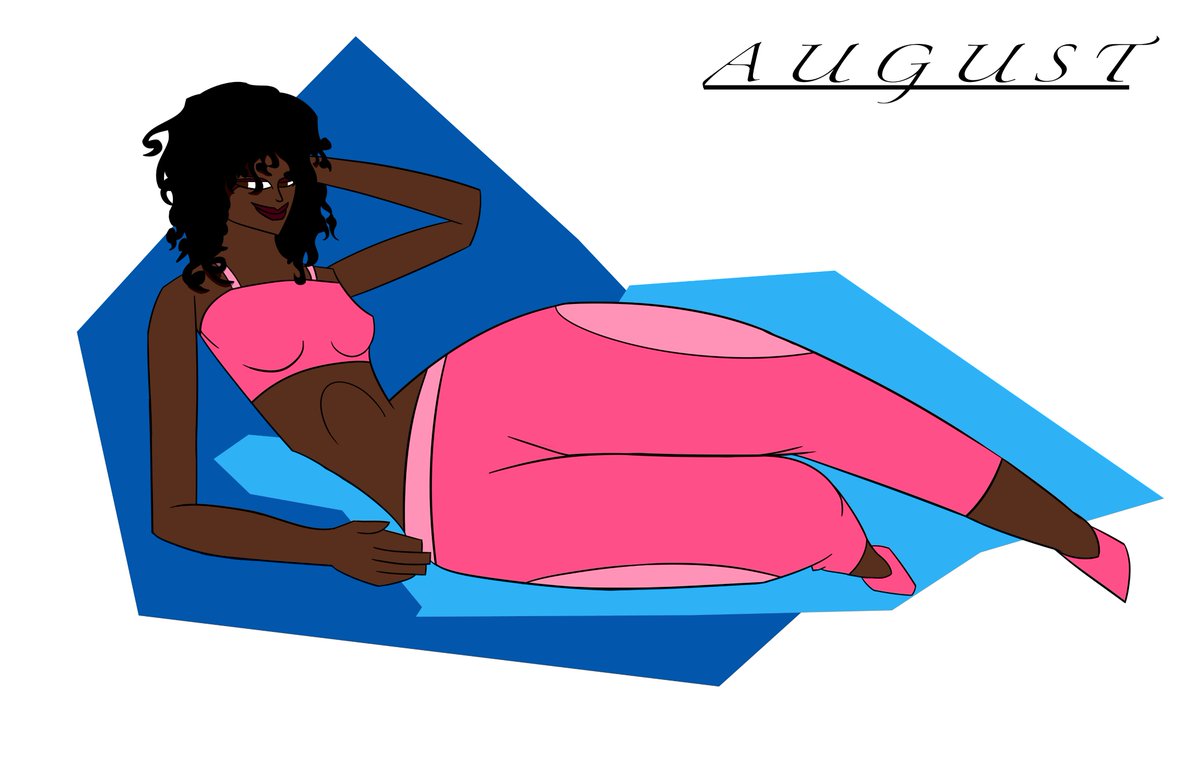 Jones45Maxwell's tweet photo. August 2022 Pin-up. credit to https://t.co/myE8DYwL2b as reference #2022 #august2022 #pinup https://t.co/5wkSN9hdeS