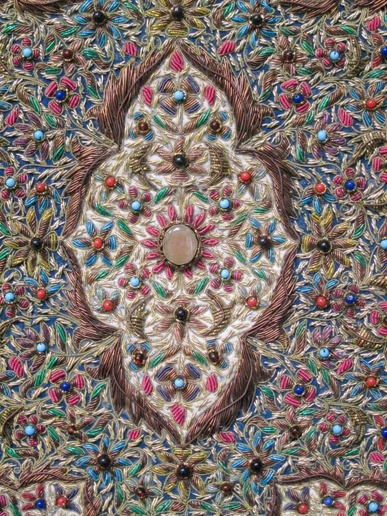 womensart-on-twitter-ancient-art-of-zardozi-metal-embroidery-with