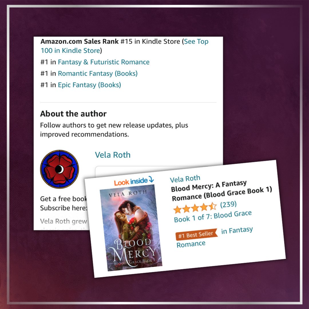 Vela Roth, Fantasy Romance Ambassador tweet media