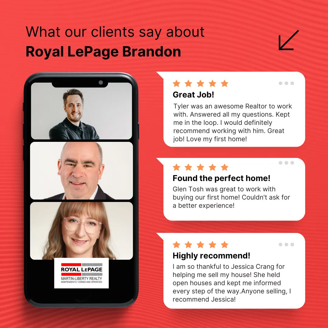 People choose Royal LePage because our agents are some of the best in the business. We're so proud of our team and the work they do! 🥰 royallepagebrandon.ca