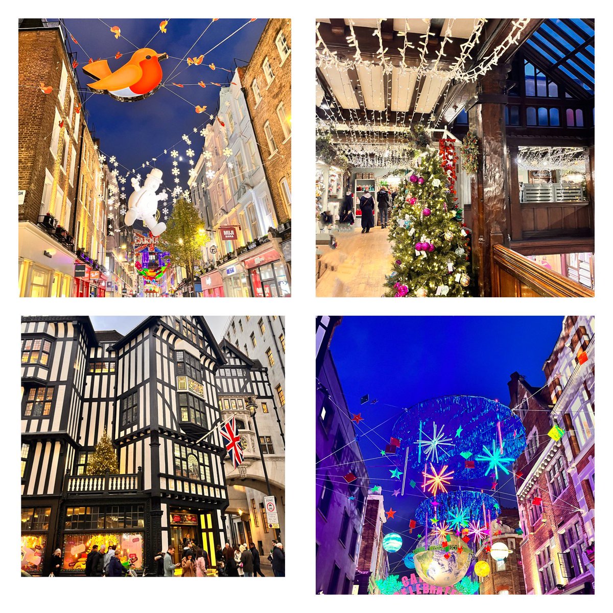 face to face in person time with lovely clients today followed by a quick peep at London’s amazing festive lights and the stunning <a href="/LibertyLondon/">Liberty London</a>