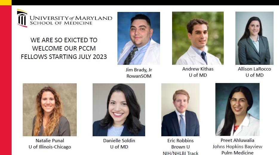 We are ecstatic to welcome another amazing class of #PCCM fellows to the @UMMC family!! @DrBradyDO @ngshah1 @UMDCritCareMed @UMInternalMed @ksrobinett @ellenmarciniak @vanholdenmd @UMmedschool #Match2023