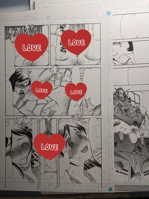 ひたすらトーン貼っては削っています💦💦 