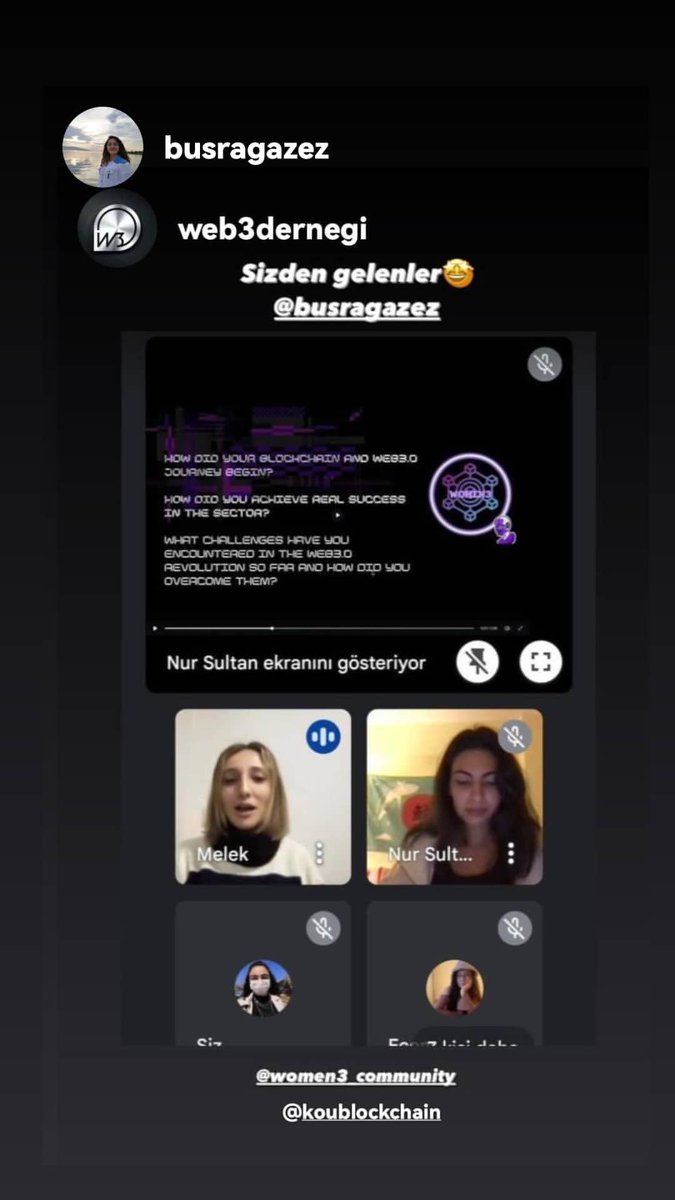 koublockchain's tweet photo. @web3dernegi &amp; @Women3Programme'nin düzenlediği #web3 devriminde kadınların rolü #etkinlik'e #koublockchain yönetim kurulu başkan yardımcımız @busragazez katılım sağladı. #blockchain #blokzincir #blokzincirteknolojisi #blockchaintechnology #kadın #blockchaineyönverenkadınlar https://t.co/iT285WNJ5h