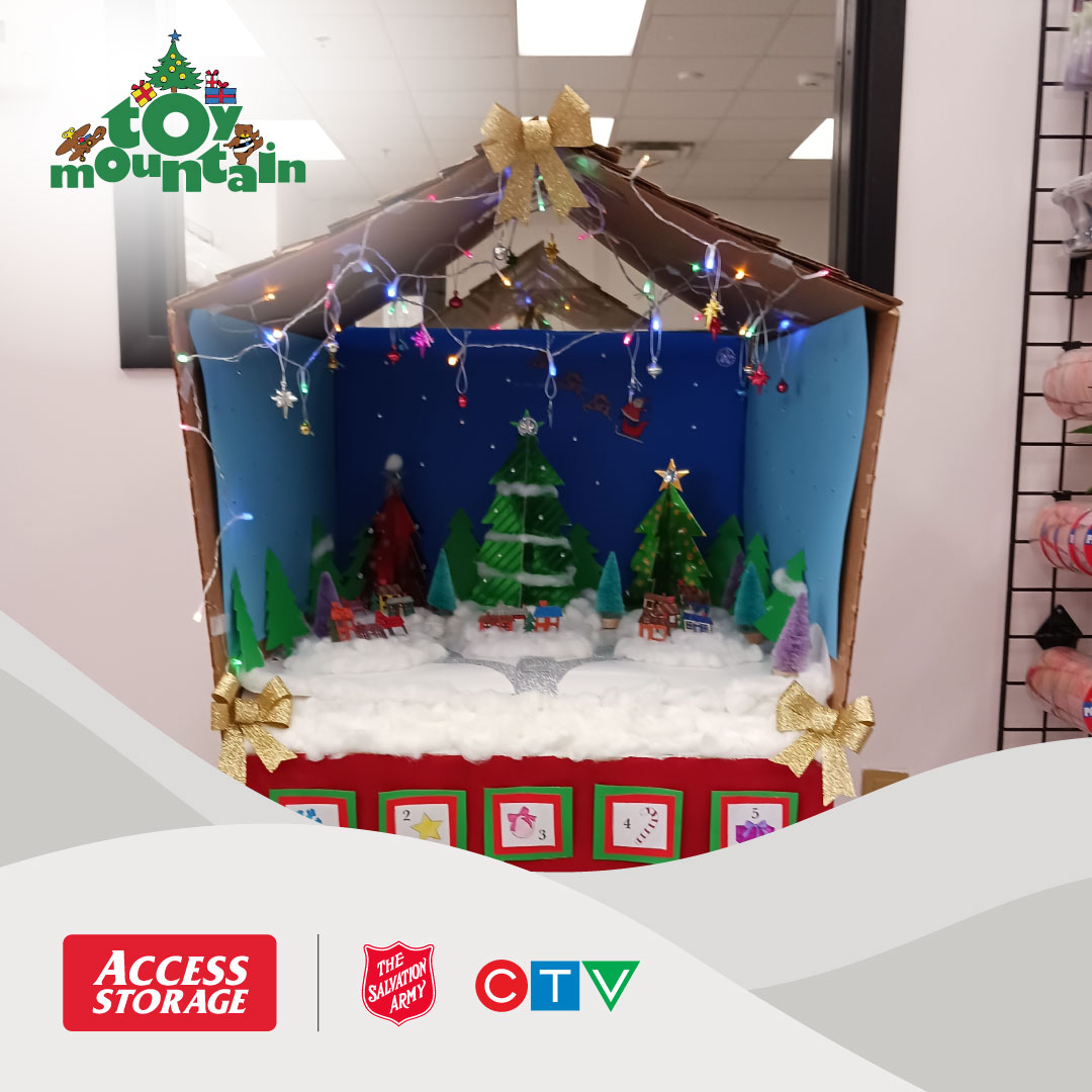 AccessStorageCA's tweet photo. Access Storage is participating in @CTV Toy Mountain, benefiting @salvationarmy! Check out some of our store’s donation boxes! Let’s help build a mountain of Toys!

#accessstorage #storage #salvationarmy #toymountain #ctv #shopcanadianstorecanadian #canadianstorage #canadian https://t.co/V5pQp903LR