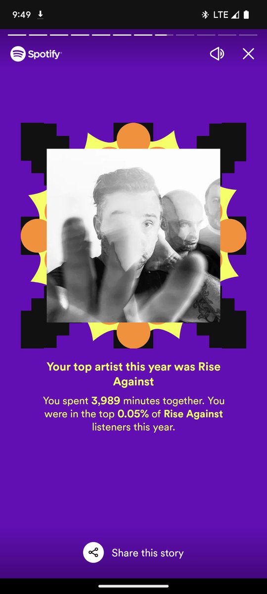 Invarewrites's tweet image. Do I listen to to much rise against? I mean nowhere generation 1 &amp;amp; 2 and nowhere sessions we're amazing so... #SpotifyWrapped @riseagainst