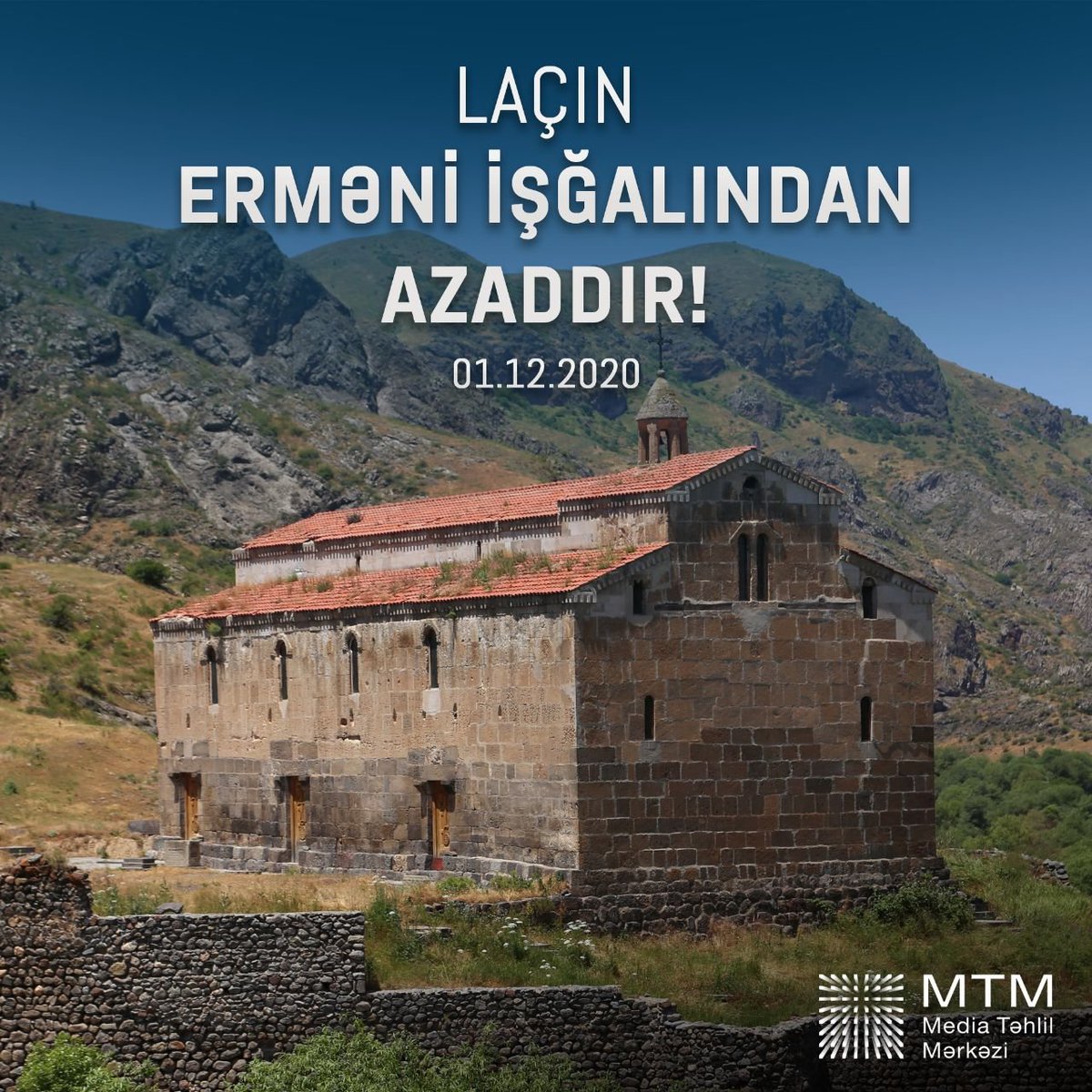 mtm_az's tweet image. Prezident İlham Əliyev: “Böyük sevinc hissi ilə bildirirəm ki, Laçın rayonu işğaldan azad olundu. Bütün Azərbaycan xalqını bu münasibətlə ürəkdən təbrik edirəm”.    

#QarabağAzərbaycandır
#KarabakhisAzerbaijan
#Qarabağbizimdir
#RəşadətliAzərbaycanOrdusu
#MüzəffərAliBaşKomandan