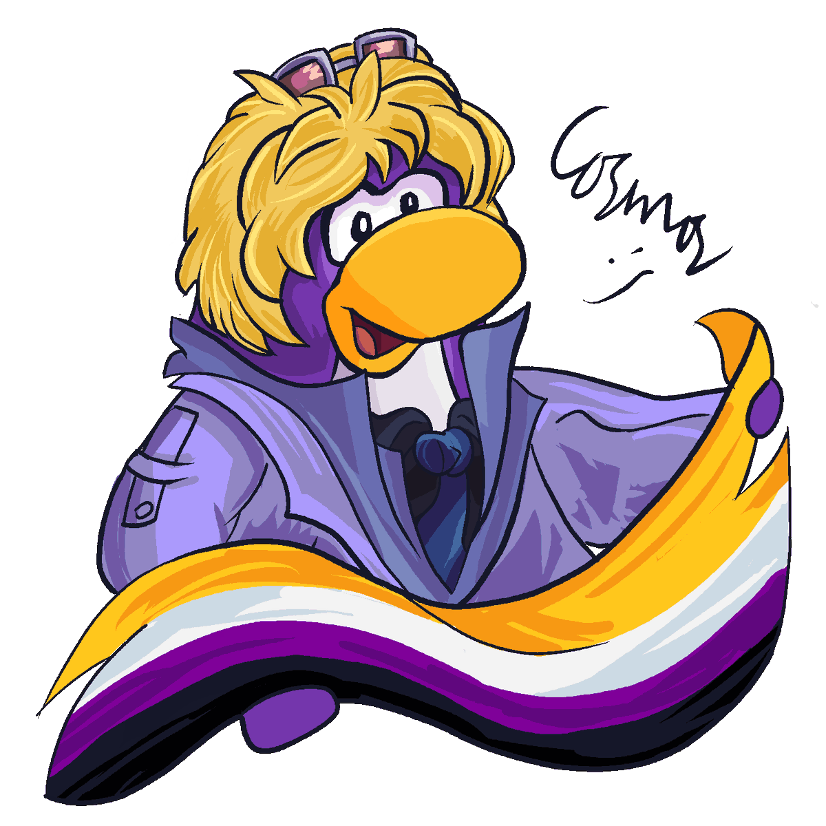cosmos_dotsemi's tweet image. #clubpenguin she was the most gender of them all btw