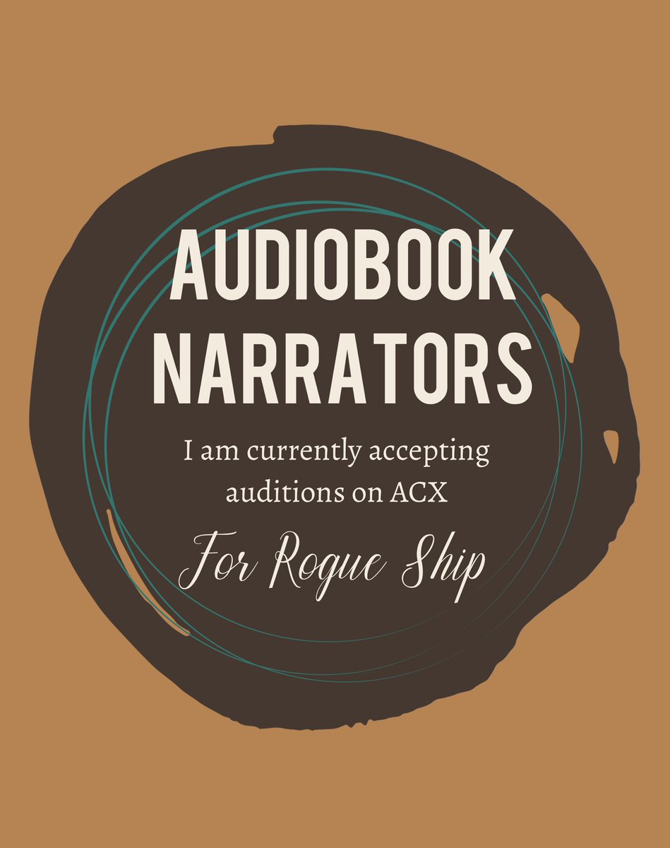 I want to hear your voice! #audiobooks #VoiceActors #narrators #audiobookproducer #author #roguewaveseries