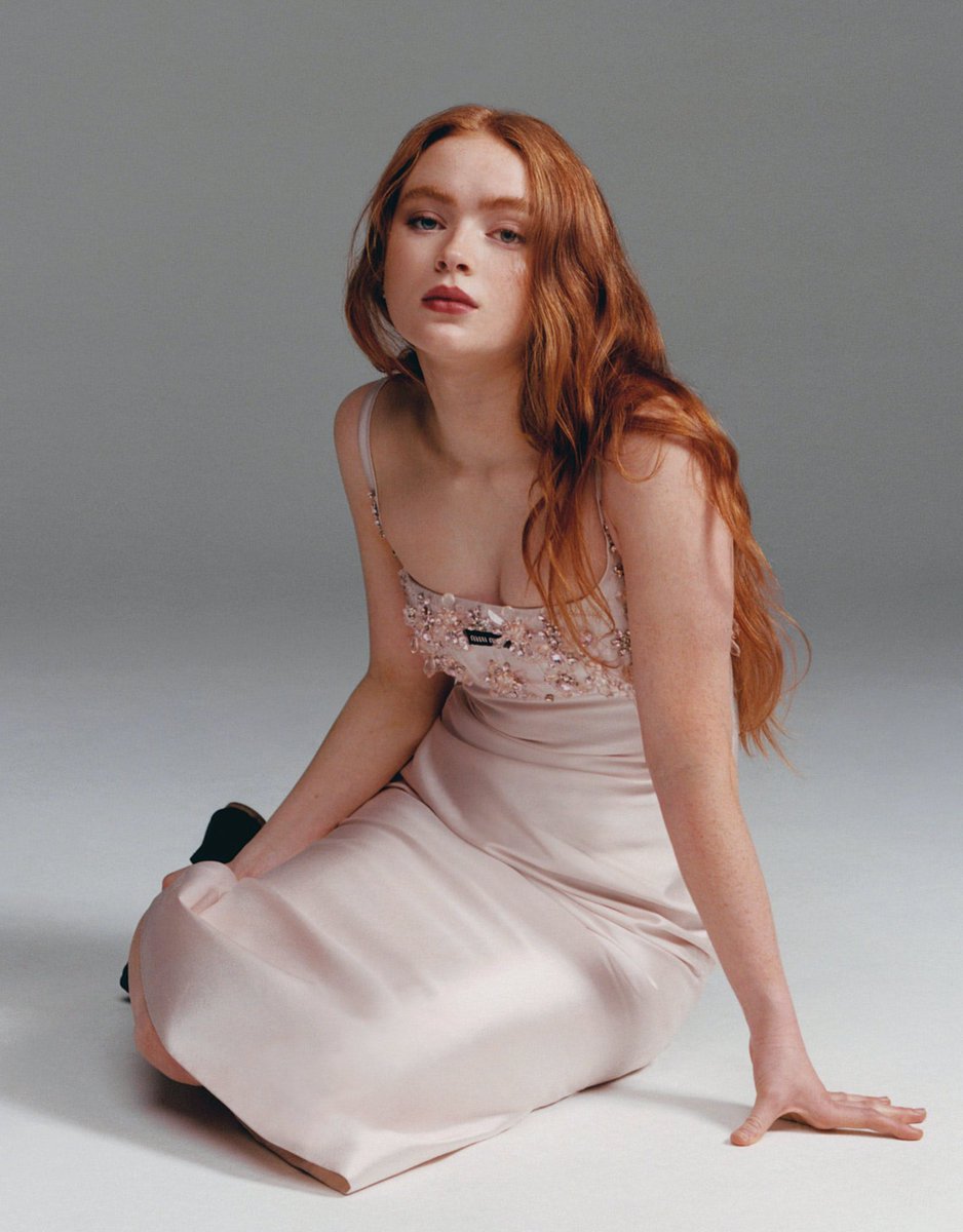 Sadie Sink photographed by Lea Winkler for @LOFFICIELUSA @lofficielparis #hair by Tommy Buckett #sadiesink #tommybuckett #lofficielusa #leawinkler #newyork #traceymattinglyagency