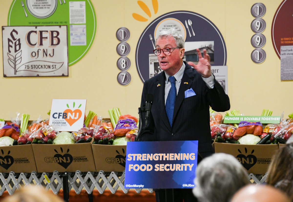 With Thanksgiving behind us and more holidays before us, we are reminded that there are still Jersey families who struggle to put food on the table.
 
That’s why my Administration has dedicated $85M to strengthen food security and make life more affordable for all New Jerseyans.