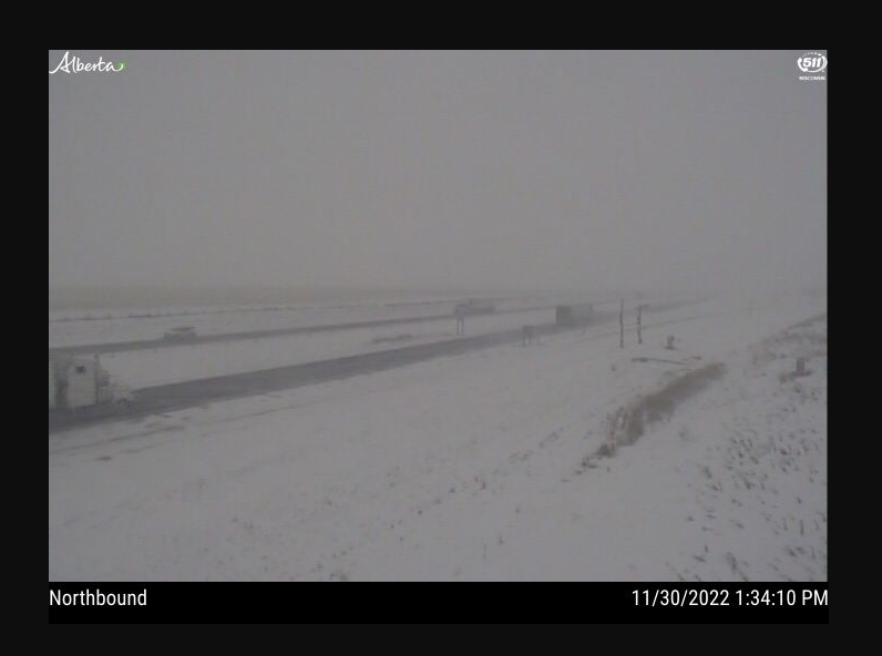 511 Alberta on Twitter "QEII btwn Millet & Edmonton, snowing, blowing