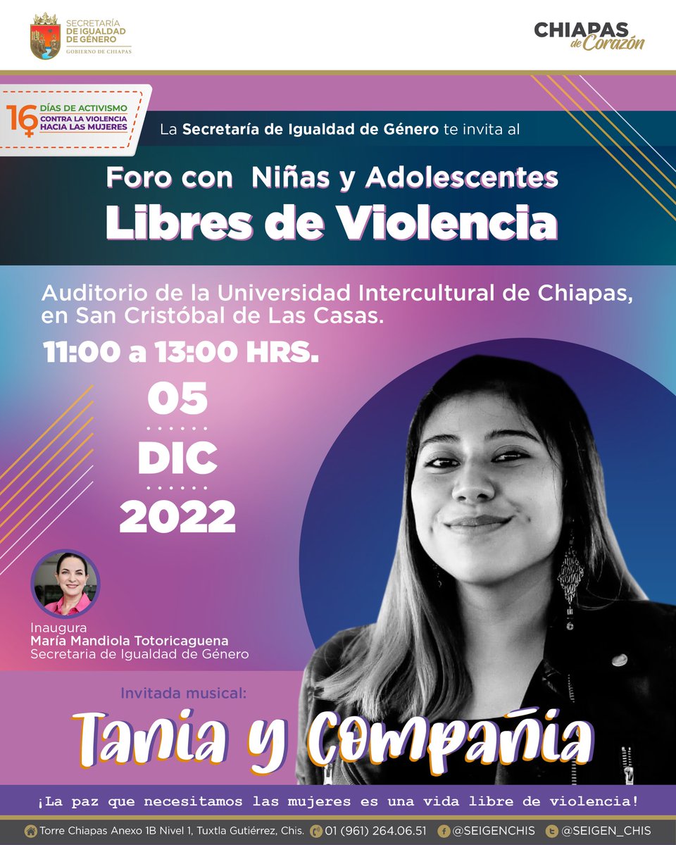 Secretaría de la Mujer e Igualdad de Género tweet media