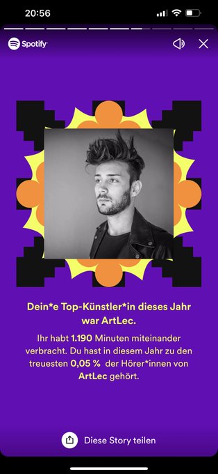 #ArtLec  #SpotifyWrapped #Lieblingsk&uuml;nstler 😘✨🙏 https://t.co/XFz1PJVMup<a href="/tag/artlec"class="tags">#ArtLec</a><a href="/tag/spotifywrapped"class="tags">#SpotifyWrapped</a><a href="/tag/lieblingsk%C3%BCnstler"class="tags">#Lieblingsk&uuml;nstler</a>