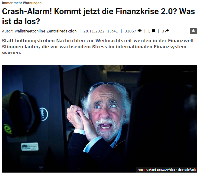 Was ist da los 🤔

#crash im #Kapitalmarkt oder #finanzkrise 2.0

Das Ende vom #FIAT #Geld ?

Schon mal über #diversifikation in #Crypto nachgedacht 🤔

#Rezession #Zins #EZB #Fed #Crypto #DEX #blockchain #Bitcoin #investment #Aktien #boerse #Fonds #ETF

wallstreet-online.de/nachricht/1625…