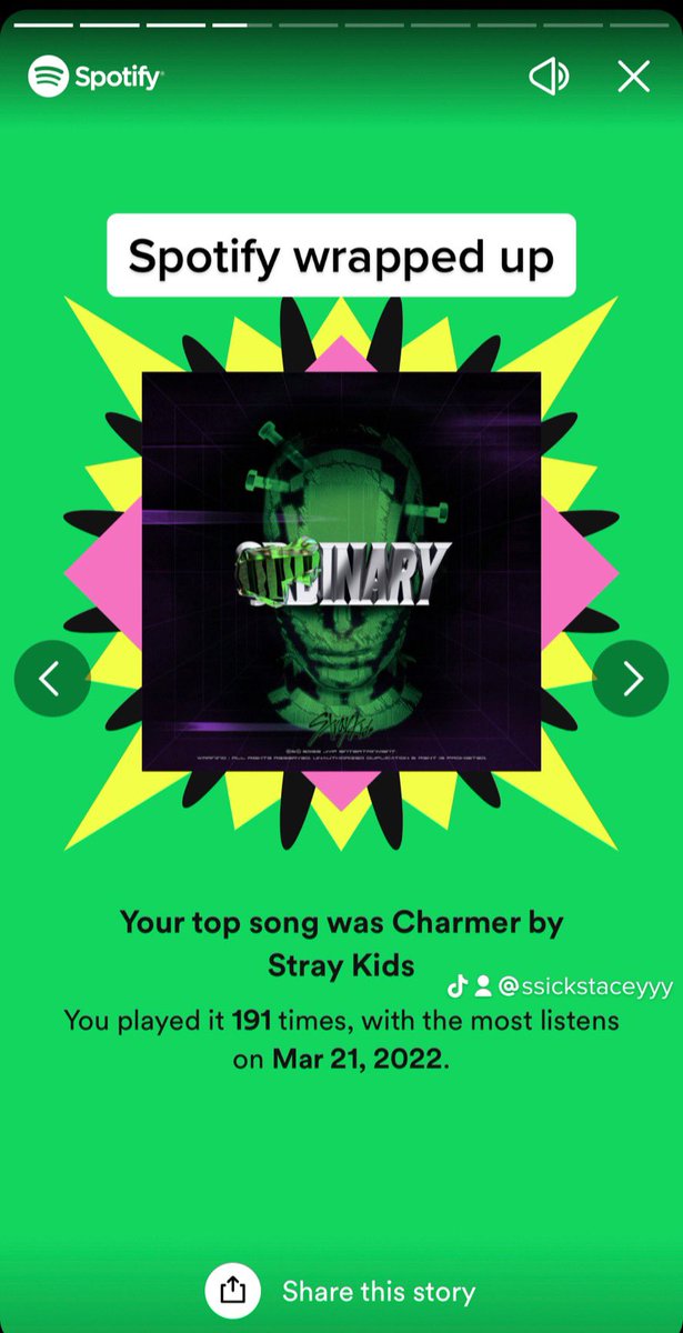 staceyy777's tweet photo. Spotify wrapped up #SpotifyWrapped #StrayKids #kpop #STAY #Aespa #NCT127 https://t.co/Gn2aTAAY9c
