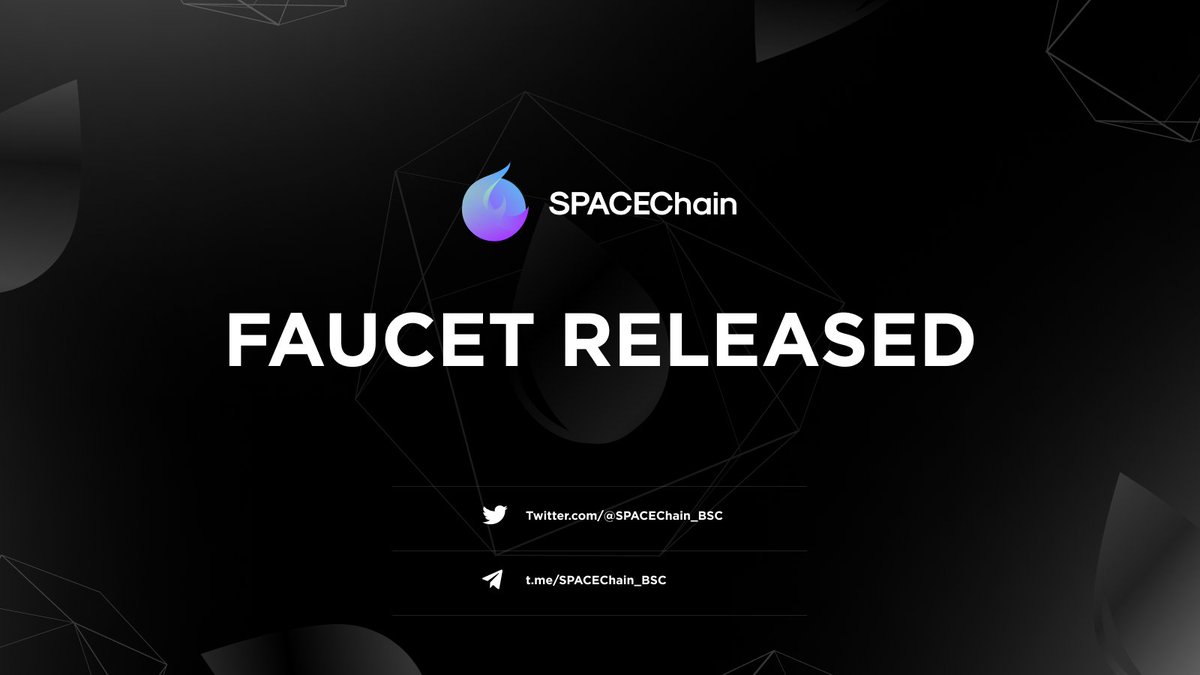 Dear Community,

If you would like to test our Blockchain on testnet then the Faucet has just been published. 😄

Faucet: faucet.spacechain.finance

Your Team,
SPACE