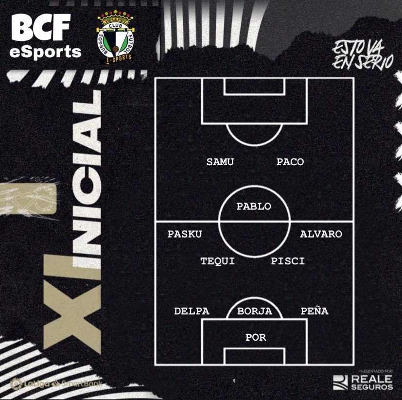 BCFeSports's tweet photo. ⚪️¡XI del BCF para una noche nueva de competición!⚫️

Hay muchas ganas. Todos juntos saldremos de esta situación.

💪🏼¡Vamos, equipo!💪🏼

#OrgulloYTradicion https://t.co/n50D2VO1Js