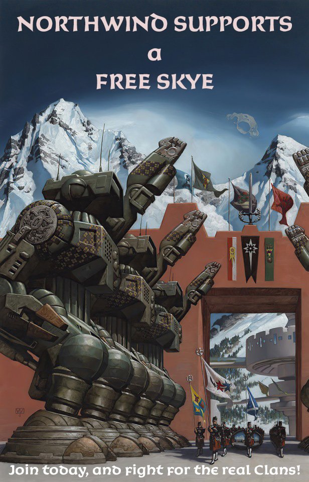 IamDGMartin's tweet photo. Yep. I went there. All over there. #BattleTech #FreeSkye #NorthwindHighlanders #iamheretostartafight https://t.co/6p9L3EpEZY