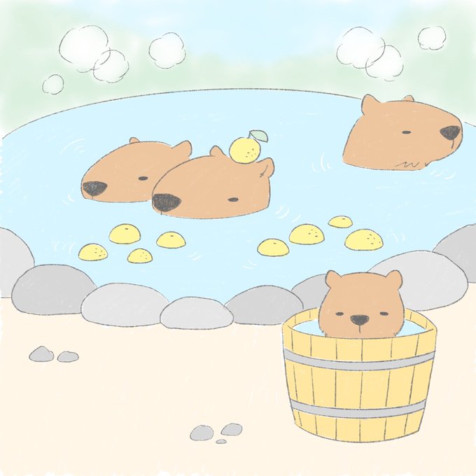 「入浴 温泉」のTwitter画像/イラスト(新着)