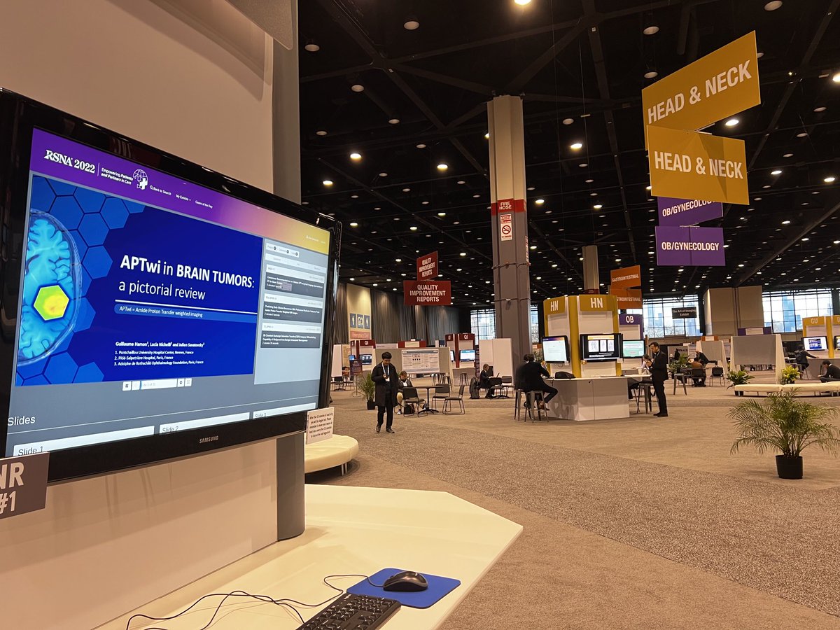 The poster « apt in brain tumor » received the magna cum laude award at the rsna. Congratulations Guillaume and Lucia!